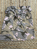 River Island Pink Camo Paperbag Mini Skirt