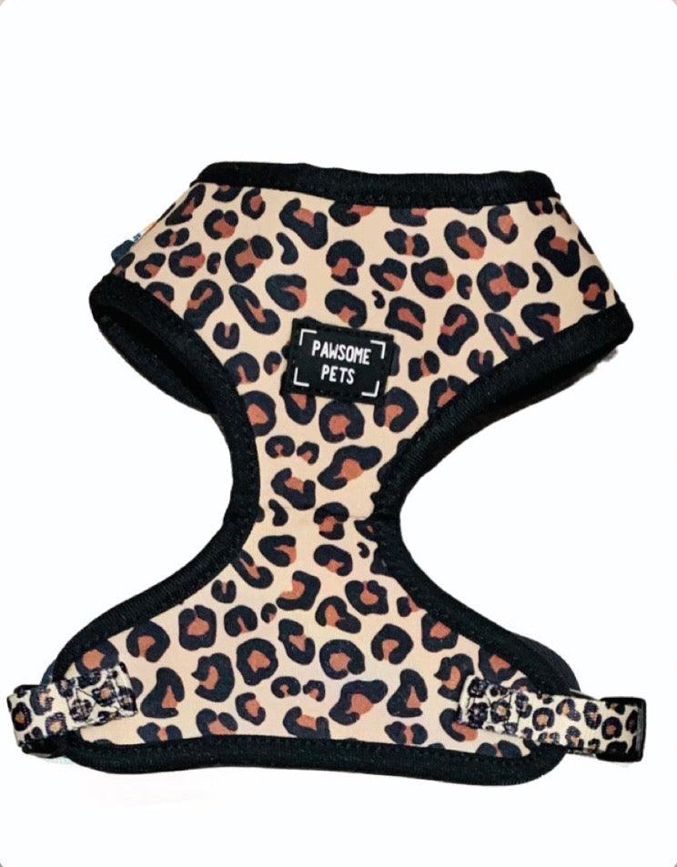 Adjustable Dog Harness – Leopard Print | Boost Your Soul