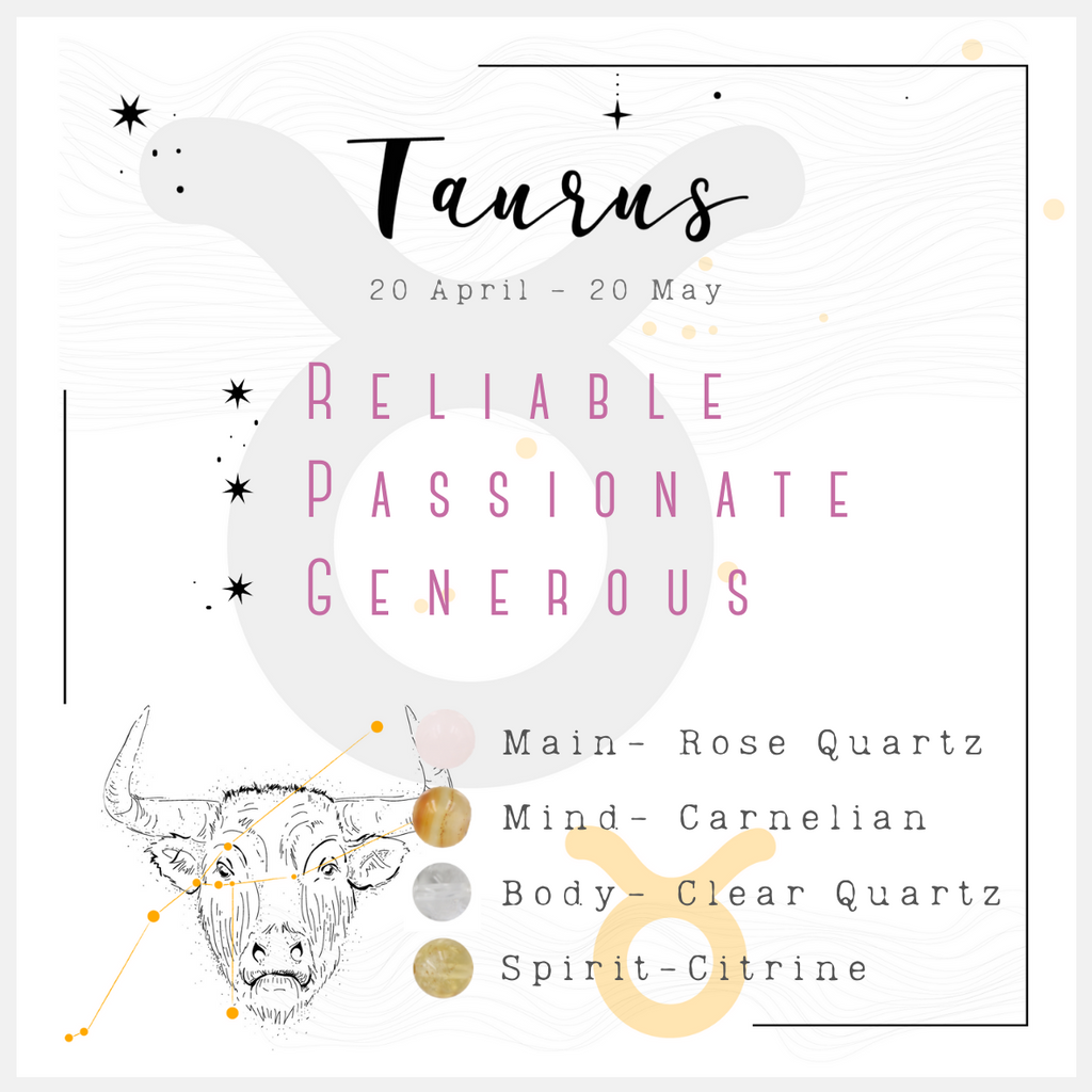 Taurus Crystal Bracelet | Boost Your Soul