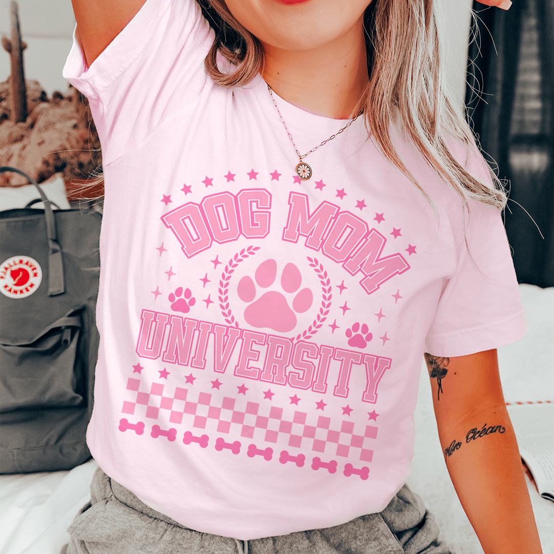 Dog Mum University T-Shirt | Boost Your Soul