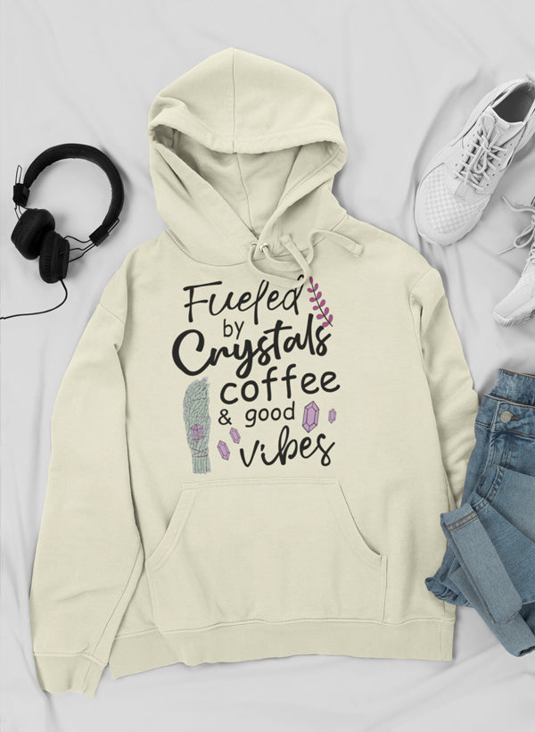 Crystals Coffee & Good Vibes Hoodie | Boost Your Soul