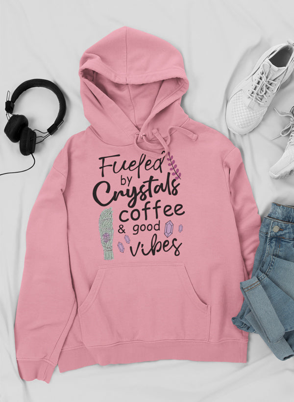 Crystals Coffee & Good Vibes Hoodie | Boost Your Soul