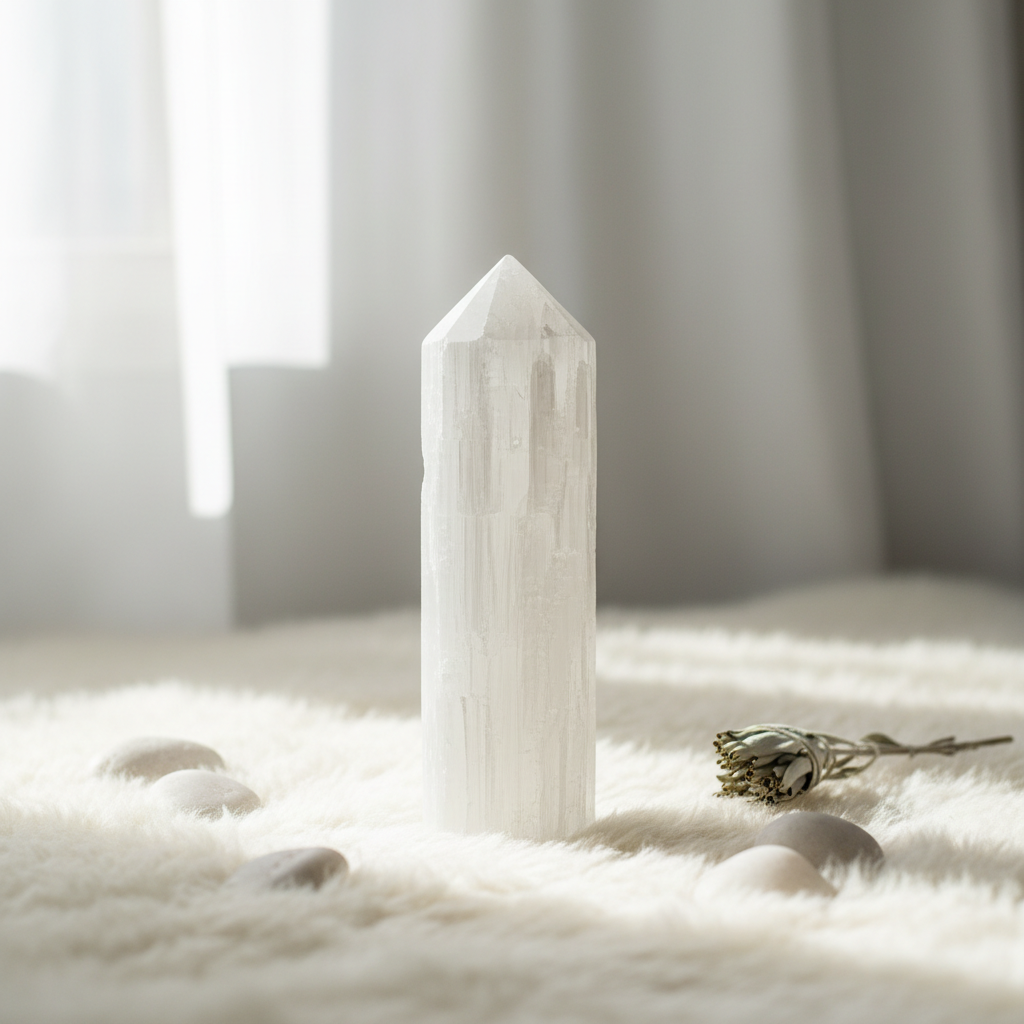 Selenite Wand